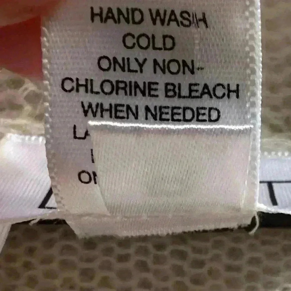 Y2K Ann Taylor Loft Wool Blend Beaded Cowl Sweater | Cream & Silver | Size L - Picture 4 of 13